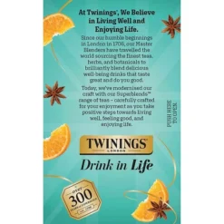 Twinings Soothe Decaf Orange And Star Anise Herbal Tea Bags, 1.27 Oz., 18/Box (F15007) -Bigelowining Shop 3469C5CC B368 4368 A38752E52728088E s7