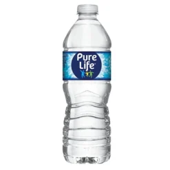Pure Life Purified Water, 16.9 Fl Oz. Plastic Bottled Water, 24/Carton (110109)