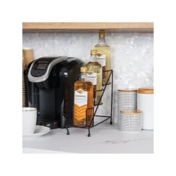 Mind Reader Alloy Collection Metal Bottle Stand, Black (3TCLID-BLK) -Bigelowining Shop 86A710A3 45A6 4A59 B372EAE3D4A99925 s7