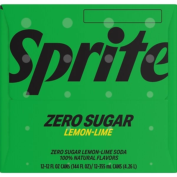 Coca-Cola Sprite Zero Diet Lemon-Lime Soda, 12 Oz., 24/Carton (00049000037111) 3 Coca-Cola Sprite Zero Diet Lemon-Lime Soda, 12 Oz., 24/Carton (00049000037111) - Image 3
