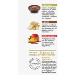 Twinings Boost Mango Chili Chai Herbal Tea Bags, 0.95 Oz., 18/Box (F16073) -Bigelowining Shop B792707D 3402 4136 AF5789F2A6E19EC3 s7