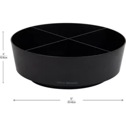 Mind Reader Plastic Organizer, Black (LAZSNACK-BLK) -Bigelowining Shop EBE37862 6394 4628 B22551A4EAB257A9 s7