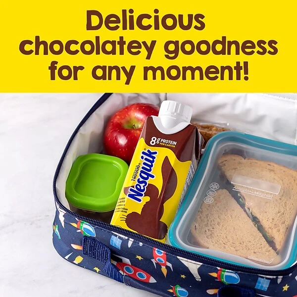 Nesquik Chocolate Liquid Drink Mix, 15 Bottles/Pack (220-02066) 4 Nesquik Chocolate Liquid Drink Mix, 15 Bottles/Pack (220-02066) - Image 4