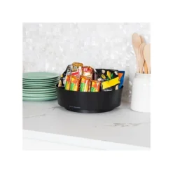 Mind Reader Plastic Organizer, Black (LAZSNACK-BLK) -Bigelowining Shop FA279BD9 FBCA 4E02 8381C005D20302DD s7
