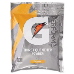 Gatorade Thirst Quencher Orange Powdered Sports Drink Mix, 8.5 Oz., 40/Carton (QOC 3957)