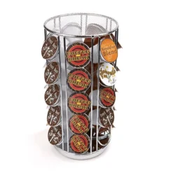 Mind Reader 35 Capacity Rotating Metal K-Cup Carousel, Silver (METCAR35-SIL) -Bigelowining Shop m006910334 s7