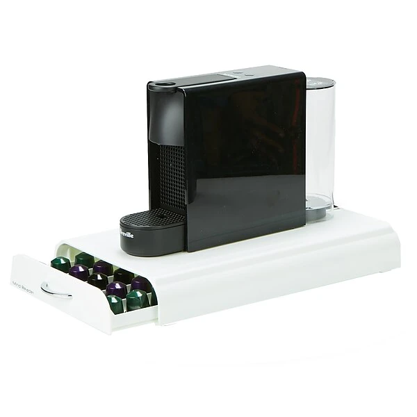Mind Reader Anchor Nespresso Capsule Drawer, 50 Capacity, White (NEST3PC-WHT) 2 Mind Reader Anchor Nespresso Capsule Drawer, 50 Capacity, White (NEST3PC-WHT) - Image 2