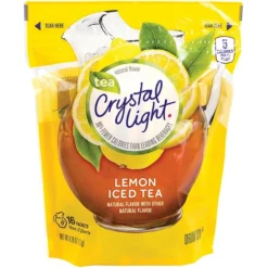 Crystal Light® On-The-Go Iced Tea Powdered Drink Mix, 4.26 Oz. Packets, Lemon, 16/Box (220-00553)