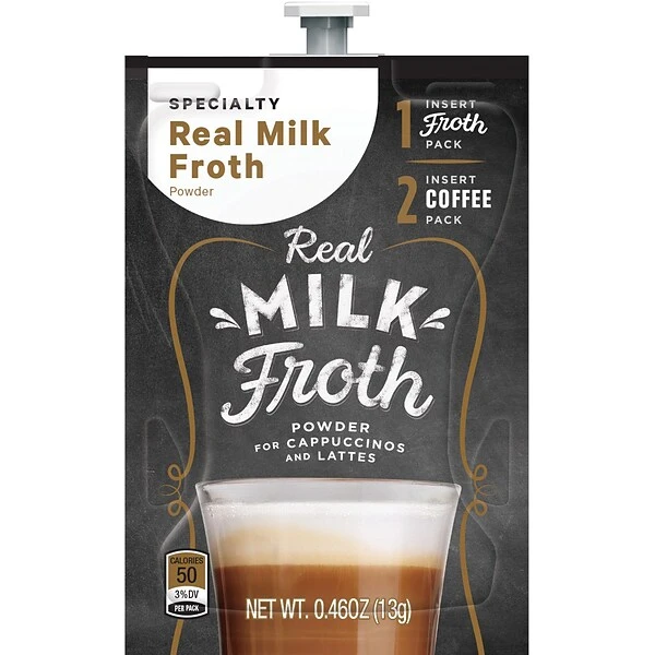 Alterra Flavia Real Milk Froth Freshpacks Original Whole Milk, 0.46 Oz., 72/Carton (MDR12475) 1 Alterra Flavia Real Milk Froth Freshpacks Original Whole Milk, 0.46 Oz., 72/Carton (MDR12475)