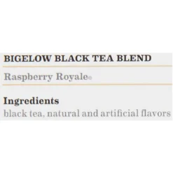 Bigelow Raspberry Royale Black Tea Bags, 28/Box (RCB003401) 9 Bigelow Raspberry Royale Black Tea Bags, 28/Box (RCB003401) -Bigelowining Shop s1131642 s7