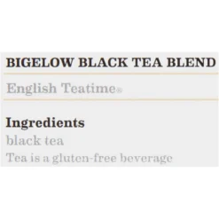 Bigelow English Teatime Black Tea Bags, 28/Box (RCB003451) -Bigelowining Shop s1131707 s7