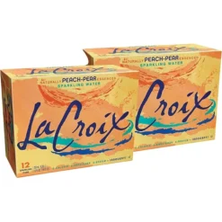 LaCroix Peach-Pear Sparkling Water, 12 Oz., 24/Carton (NAV40102)