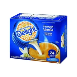 International Delight French Vanilla Dairy Free Liquid Creamer, 0.44 Oz., 24/Box (WWI100681) -Bigelowining Shop s1144413 s7