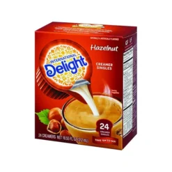 International Delight Hazelnut Dairy Free Liquid Creamer, 0.44 Oz., 24/Box (WWI100680) -Bigelowining Shop s1144435 s7