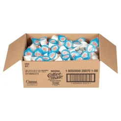 Coffee Mate French Vanilla Dairy Free Liquid Creamer, 0.38 Oz., 180/Box (NES18001)