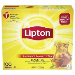Lipton Black Tea 0.1 Oz. Bags, 100/Box (00291)