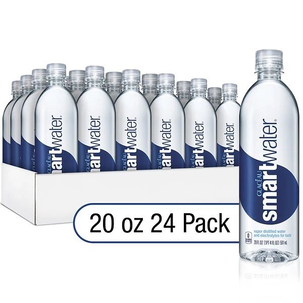 Smartwater Distilled Water, 20 Oz., 24/Carton (A3T505010) 1 Smartwater Distilled Water, 20 Oz., 24/Carton (A3T505010)