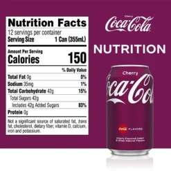 Coca-Cola Cherry Soda, 12 Oz., 24/Carton (49000031034)