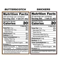 Coffee-mate Original, French Vanilla, Butterscotch And Snickers Dairy Free Liquid Creamer, .37 Oz., 4/Pack (700-00092) -Bigelowining Shop sp106726848 s7