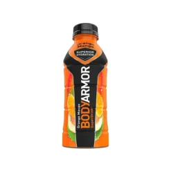 BodyArmor SuperDrink Orange Mango Sports Drink, 16 Oz. Bottle, 12/Pack (100002-1.4)