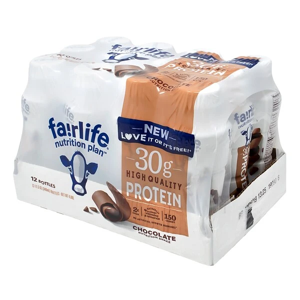Fairlife High Protein Chocolate Nutrition Shake, 11.5 Oz., 12/Box (220-01002) 2 Fairlife High Protein Chocolate Nutrition Shake, 11.5 Oz., 12/Box (220-01002) - Image 2