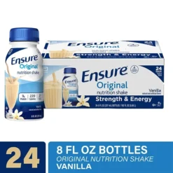 Ensure Original Meal Replacement Nutrition Shake, 8 Oz, Vanilla, 24/Pack (220-01079)