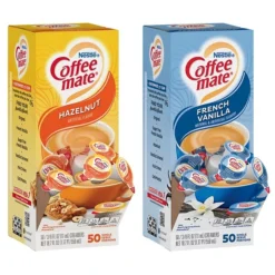 Coffee Mate Variety Pack Singles Original Liquid Creamer, 4/Pack (283-00012)
