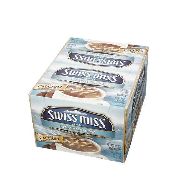 Swiss Miss Marshmallows Cocoa, 0.73 Oz., 50/Box (GOV47492) 2 Swiss Miss Marshmallows Cocoa, 0.73 Oz., 50/Box (GOV47492) - Image 2