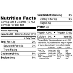 International Delight French Vanilla Liquid Creamer, 0.44 Oz., 192/Carton (WWI101521) -Bigelowining Shop sp123152294 s7