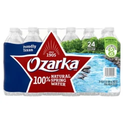 Ozarka 100% Natural Spring Water, Regular Flavor, 16.9 Oz.,  24/Carton (11476724) -Bigelowining Shop sp124210621 s7
