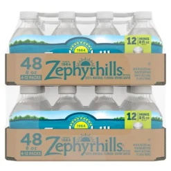 Zephyrhills 100% Natural Spring Water, 8-Ounce Mini Plastic Bottles, 48/Pack (11475286) -Bigelowining Shop sp124211616 s7