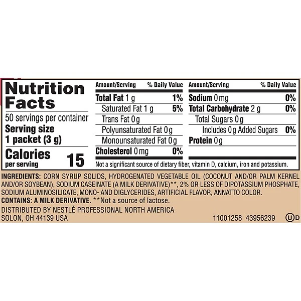 Coffee Mate Original Powdered Creamer, 0.1 Oz., 1000/Carton (NES30033) 3 Coffee Mate Original Powdered Creamer, 0.1 Oz., 1000/Carton (NES30033) - Image 3