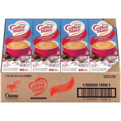 Coffee-Mate Singles Peppermint Mocha, 50 Count, 4 Pack (60602)