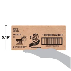 Coffee-mate Hazelnut Liquid Creamer, 0.38 Oz., 180/Carton (NES35080) -Bigelowining Shop sp128476459 s7