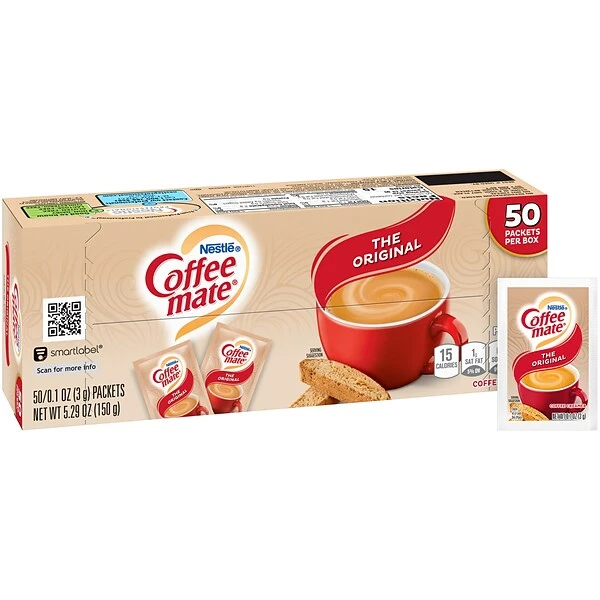 Coffee Mate Original Powdered Creamer, 0.1 Oz., 1000/Carton (NES30033) 1 Coffee Mate Original Powdered Creamer, 0.1 Oz., 1000/Carton (NES30033)