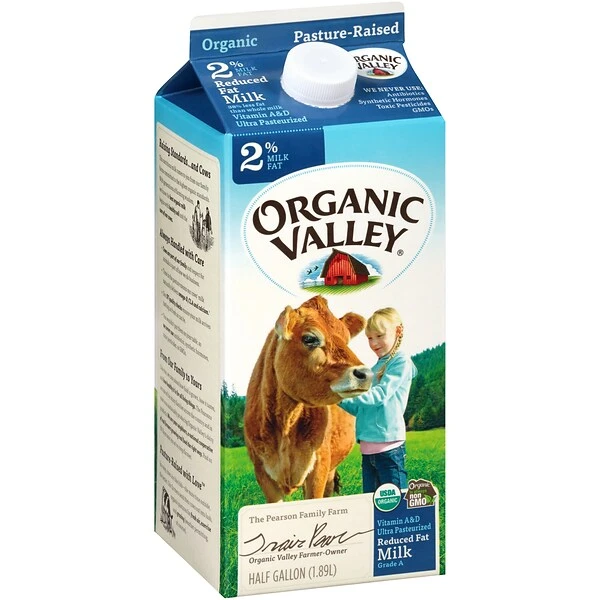 Organic Valley 2% Milk, 64 Oz., 3/Pack (307-00347) 2 Organic Valley 2% Milk, 64 Oz., 3/Pack (307-00347) - Image 2