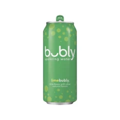 Bubly Lime Flavor Sparkling Water, 12 Fl. Oz., 8 Cans/Pack, 3 Packs/Carton (17144)