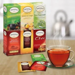 Twinings Of London Variety Pack Assorted Tea Bags, 25 Bags/Box, 6 Boxes/Case (F15485)