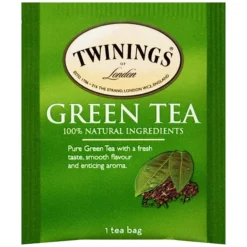 Twinings Green Tea Bags, 25/Box (TNA51732)