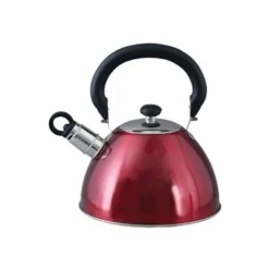 Gibson Morbern 1.8-Quart Whistling Tea Kettle Red (72750.03)