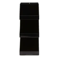 Mind Reader 'Fancy' Black Acrylic 3 Tier Condiment Organizer, Black (3TCORG-BLK) -Bigelowining Shop sp155205948 s7