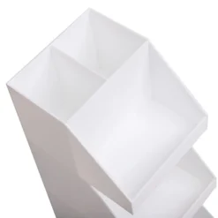 Mind Reader 'Fancy' Acrylic 3 Tier Condiment Organizer, White (3TCORG-WHT) -Bigelowining Shop sp155206035 s7