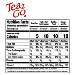 4C Tea 2 Go Sugar Free Iced Tea Mix Variety Pack 44CT -Bigelowining Shop sp168608174 s7
