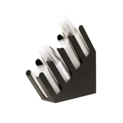 Mind Reader 'Fancy' Black Acrylic Cup And Lid Holder, Black (4ACUPHOLD-BLK) -Bigelowining Shop sp169019422 s7