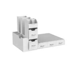 Mind Reader 'Combo' 2 Piece Drawer And Condiment Organizer, White (CMB02-WHT) -Bigelowining Shop sp169019616 s7