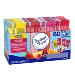 Crystal Light Sugar Free Powder Drink Mix, 60 Packets/Pack (220-02054) -Bigelowining Shop sp181493441 s7