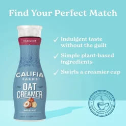Califia Farms Hazelnut Dairy Free Liquid Creamer, 25.4 Oz., 2/Pack (600-00281) -Bigelowining Shop sp181872550 s7
