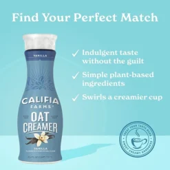 Califia Farms Hazelnut And Vanilla Dairy Free Liquid Creamer 25.4 Oz., 2/Pack (600-00282) 9 Califia Farms Hazelnut And Vanilla Dairy Free Liquid Creamer 25.4 Oz., 2/Pack (600-00282) -Bigelowining Shop sp181872556 s7