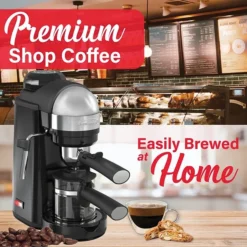 Brentwood Espresso And Cappuccino Maker, Black (GA-135BK) -Bigelowining Shop sp182062885 s7