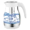 Brentwood Cordless Glass Electric Kettle With Tea Infuser And Swivel Base, 1.79-Qt., White (KT-1962W)